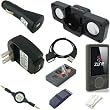 Ultimate Premium Accessory Bundle Combo for Microsoft Zune 80GB / 120GB Series MP3 Player: Smoke Silicone Skin Case Cover, USB 2in1 Data Sync Cable, USB Car Charger, USB Wall / Travel / AC Adapter Charger, 3.5mm Auxillary Retractable Cable, Belt Clip, Armband, Portable Foldable Speaker Dock, and a Screen Protector