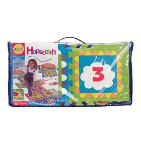 Alex EVA Foam Hopscotch Set with Storage Tote