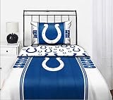 Indianapolis Colts NFL Queen Comforter & Sheet Set (5 Piece Bedding)