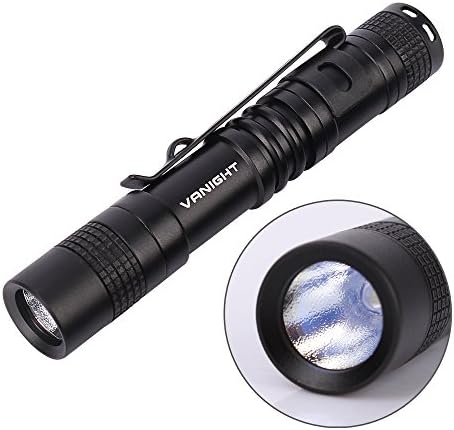 Mini CREE XPE-RE LED flashlight EDC Pocket Torch Clip-on Penlight AAA Battery Powered by VANIGHT