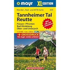 Mayr Wander- und Bikekarte Reutte, Tannheimer Tal. 1:25.000 (Gro�druck)