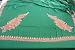 Kashmiri Hand Embroidered Crepe Silk Saree in Green Colour