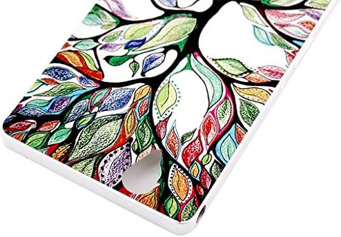 For Sony Xperia T2 Ultra , PpIiNnKk Fashion Colorful Life Tree Luxury [Aluminum Metal Bumper Frame] Hybrid With Plastic Back Skin Protective Cover Case for Sony Xperia T2 Ultra [Silver]