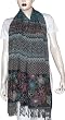 Wrap Dress Stoles Wool Womens Outerwear India 28 x 74 inches (jstl250)