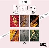 Produkt-Bild: Popular Collection Band 4: 2 CDs mit Halb- und Vollplayback -- 16 weltbekannte popul&auml;re Melodien aus Pop und Filmmusik u.a. mit MY HEART WILL GO ON und THE PINK PANTHER (Der rosarote Panther) in klangvollen mittelschweren Arrangements