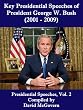 Key Presidential Speeches of President George W. Bush (2001-2009)