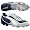 Navy/White/Silver