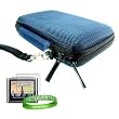 Garmin GPS Navigator n?vi 265W/265T 4.3-Inch Widescreen NYLON BLUE accessory, protective hard-shell portable carrying case with carabiner clip and hand strap for Garmin GPS Navigator n?vi 265W/265T 4.3-Inch Widescreen++4.3" Widescreen Screen Protector+VG *LIVE*LAUGH*LOVE* Wrist Band