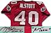 Mike Alstott Tampa Bay Buccaneers Autographed Reebok Red Jersey with A-Train Inscription