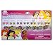 21pk Disney Princess Days of the Week Earrings & Rings Set For Girls