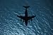 Silhouette of a Military Aircraft in Flight over the Atlantic Ocean. - 24