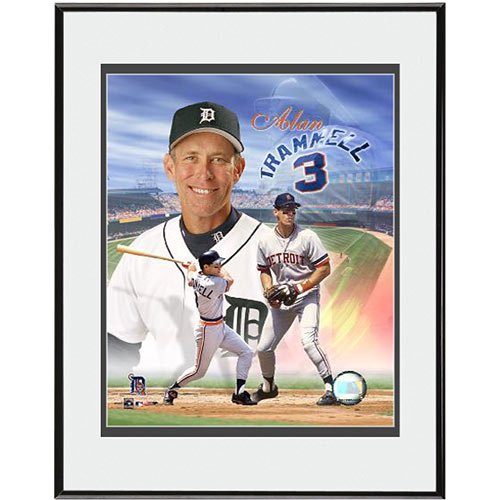 Photo File Detroit Tigers Alan Trammell Framed Photo
