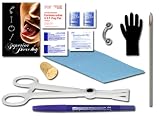 Single Piercing Belly Button Kit - 14 Gauge Curved Barbell