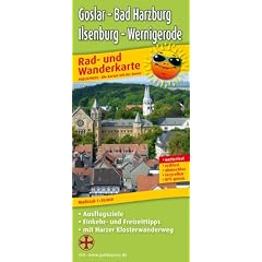 Rad- und Wanderkarte Goslar - Bad Harzburg - Ilsenburg - Wernigerode:: mit Klosterwanderweg, Ausflugszielen, Einkehr- & Freizeittipps, wetterfest, reissfest, abwischbar, GPS-genau. 1:50000