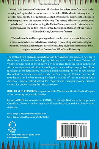 Keen's Latin American Civilization, Volume 2: A Primary Source Reader, Volume Two: The Modern Era