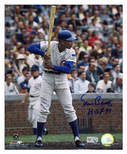 Ernie Banks Chicago Cubs Autographed 8x10 Photo w/ Inscription 