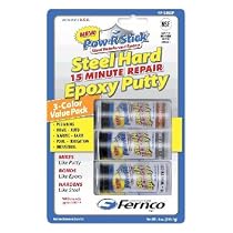 Fernco Fp-sm3p Epoxy Putty Stick White, Grey 1.33 Oz (3 Pack )