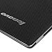 Skinomi Black Carbon Fiber Full Body Skin Compatible with Lenovo Miix 2 11.6 inch (Tablet Only)(Full Coverage) TechSkin with Anti-Bubble Clear Film Screen Protector