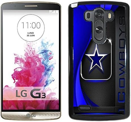Dallas Cowboys 2 Black Case with Fashion and Unique Design for Grace LG G3