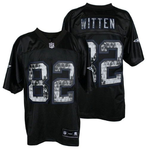 Women's Jason Witten #82 Dallas Cowboys NFL Premier Football Jersey by Reebok (Black-Navy)(Size=XX-LARGE)