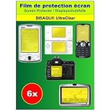 Film de protection d'�cran Ultra Clear Pack de 6 pour ARCHOS 5par DISAGU