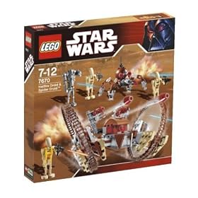 LEGO Star Wars 7670 Hailfire Droid and Spider Droid