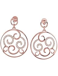 14K Rose Gold Diamond Earrings - 0.33 Ct. -- LIFETIME WARRANTY