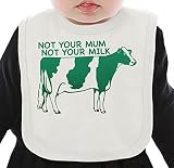 Not Your Mum, Not Your Milk ネクタイを有する有機ビブ Medium