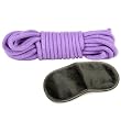 Doc Johnson Cotton Bondage Rope Japanesse Style Purple Adult Sex Toy Kit