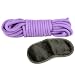 Doc Johnson Cotton Bondage Rope Japanesse Style Purple Adult Sex Toy Kit