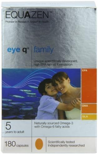 Equazen eye q 5 Years to Adults 180 Capsules by Eye Q