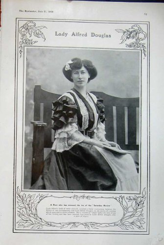 1906 LADY ALFRED DOUGLAS POET IRE SATURDAY REVIEW BOOK