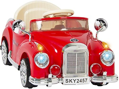 12V Style Classic Red Ride On Car Kids Electric ATV Powered Wheels MP3 Remote RC