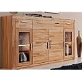 Achtung: wieder ab 15.06.2012 lieferbar - 471: made in BRD - Anrichte - Highboard, teilmassiv Kernbuche