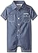 Calvin Klein Baby-Boys Infant Denim Romper