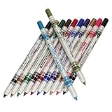 12 Color Glitter Lip Eyebrow Eyeliner Pencil Pen Cosmetic Makeup Besuty Set Kit
