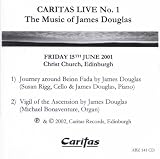Vigil of the Ascension (Caritas Live No. 1) by James Douglas