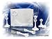 Wedding Guest book, Toasting glasses, cake knife and pen set W145F