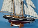 Bluenose Yacht Nova Scotia Schooner 17" Model Replica Wooden Boat Sailboat Canada Authentic Model