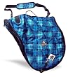 Plaid English Saddle Case Bag -Blue