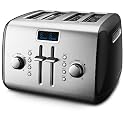 KitchenAid KMT422OB 4-Slice Digital Toaster, Onyx Black