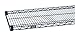 Nexel Wire Shelf, Blue Epoxy Finish, 18"W x 36"L