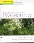 Cengage Advantage Books: Introduction to Psychology: Gateways to Mind and Behavior (Thomson Advantage Books)
