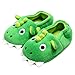 Secret Slippers Toddler Baby Boys House Slipper Cute Dinosaur Cartoon Soft Anti-Slip Winter Shoes (Toddler/Little Kid) Green ,9 Toddler