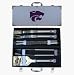 Kansas State Wildcats 8 Piece BBQ Set With Case
