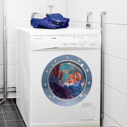 MLMSZ 3D Removable Fish Father and Son Creative Removable PVC Wall Sticker Mural Decal Art Décor