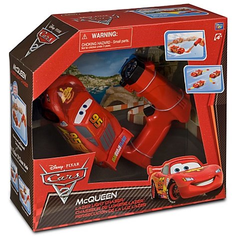 Cars 2 Lazer Light Chaser Lightning McQueen RC Vehicle