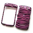 RIM BlackBerry Storm 9530 Thunder 9500 Snap On Protector Hard Case Image Cover Hot Pink Zebra