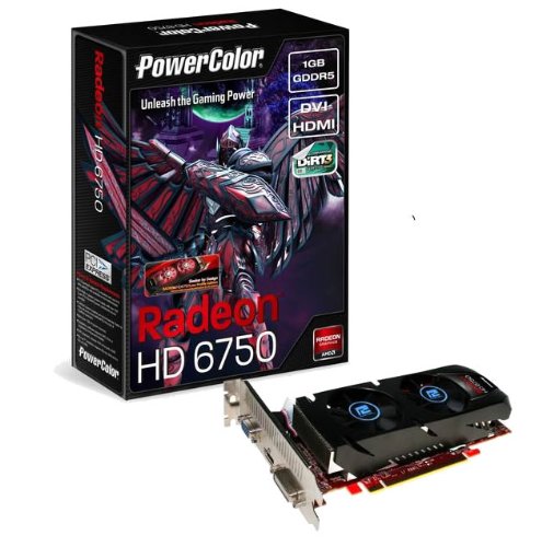 PowerColor ATI Radeon HD6750 1 GB DDR5 VGA/DVI/HDMI Low Profile PCI-Express Video Card AX6750 1GBD5-LHG