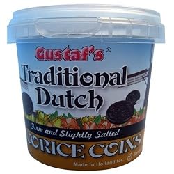 Gustaf's Dutch Licorice Coins,  6 - 7-Ounce Containers